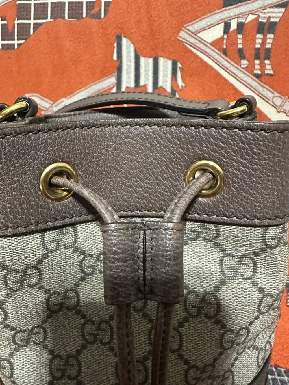 GUCCI ❤️🌟 GG CANVAS MINI BUCKET BAG ⭐️ - Picture 10 of 11